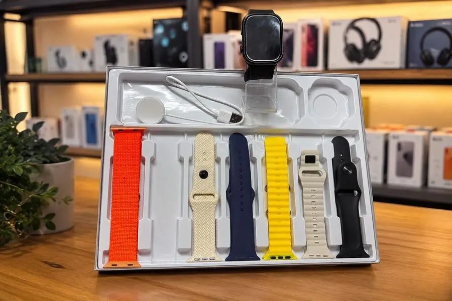 Smartwatch Reloj Inteligente 7 en 1 con 6 Correas Intercambiables